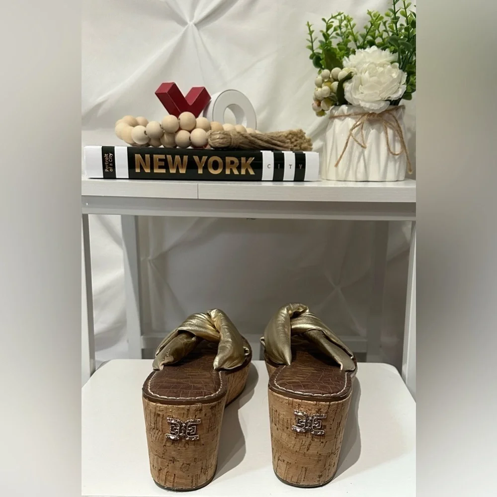 Sam Edelman Ramsay Leather Slide 8.5 💋❤️ - Picture 5 of 7